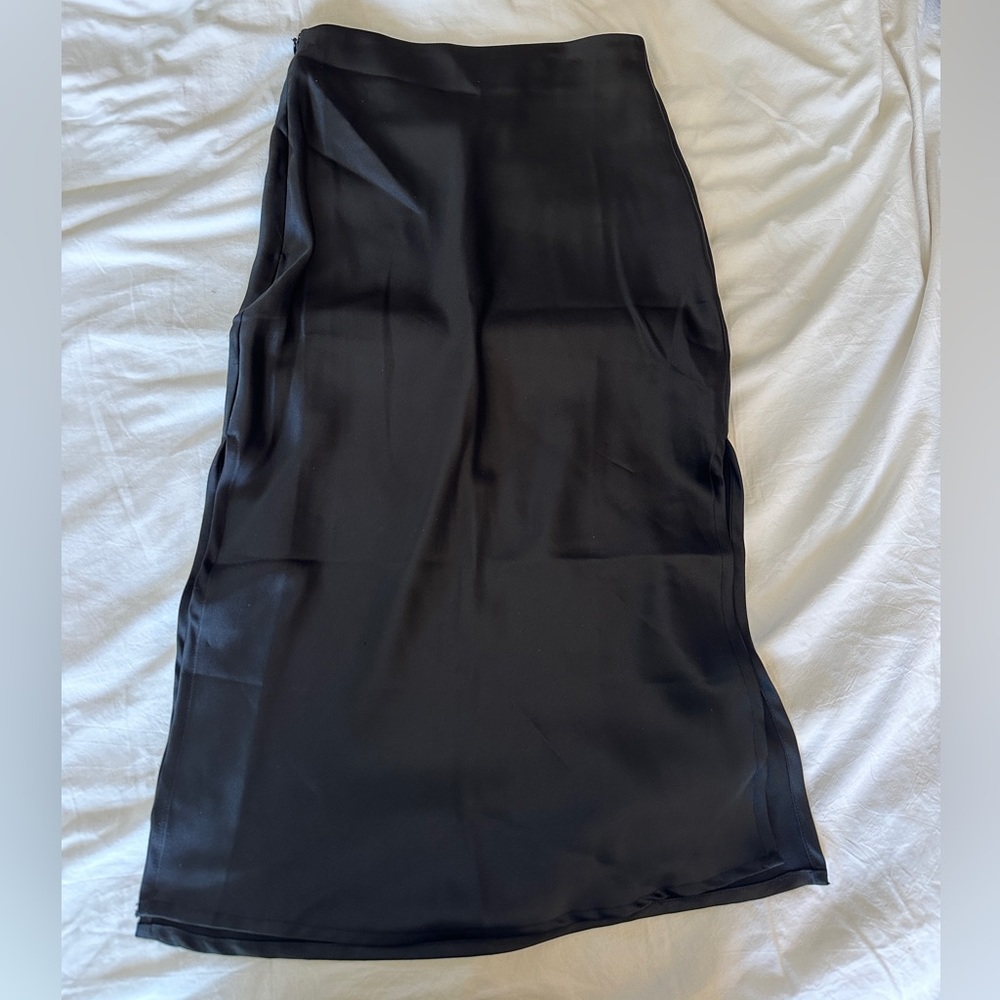 Princess Polly satin midi skirt